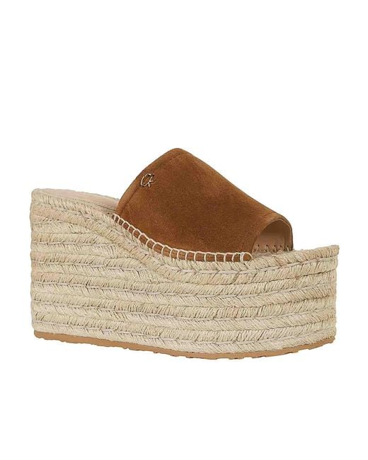 Gianvito Rossi Brown Espadrilles