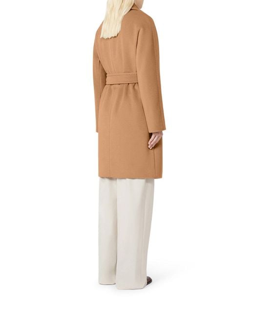 Max Mara Brown Scire Wool Coat