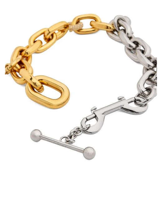 Rabanne Metallic Xl Link Necklace