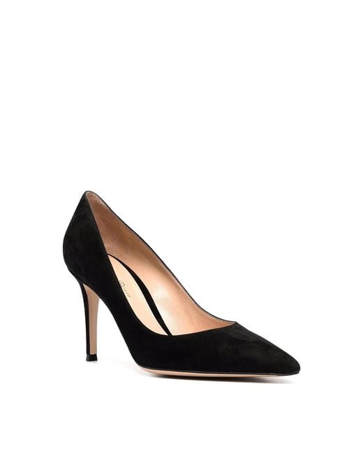 Gianvito Rossi Black Gianvito 85 Camoscio