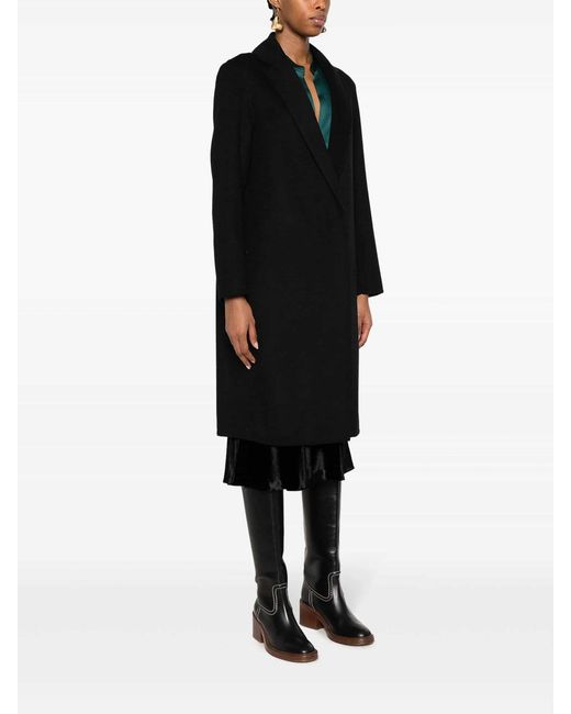 Vince Black Coat 1 Button