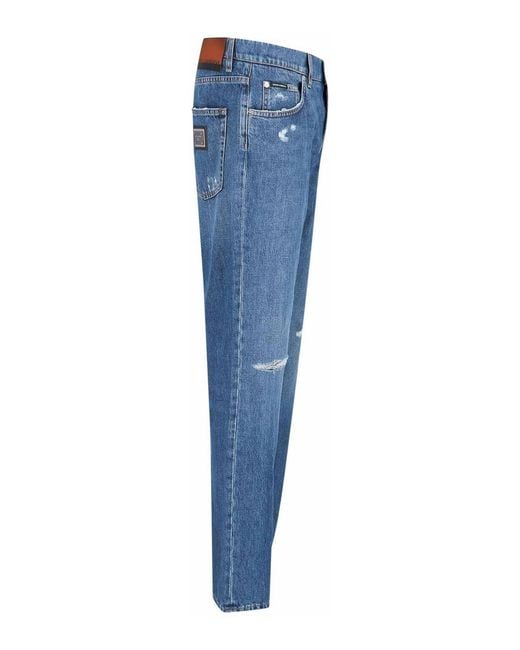 Dolce & Gabbana Blue Jeans Dritti for men