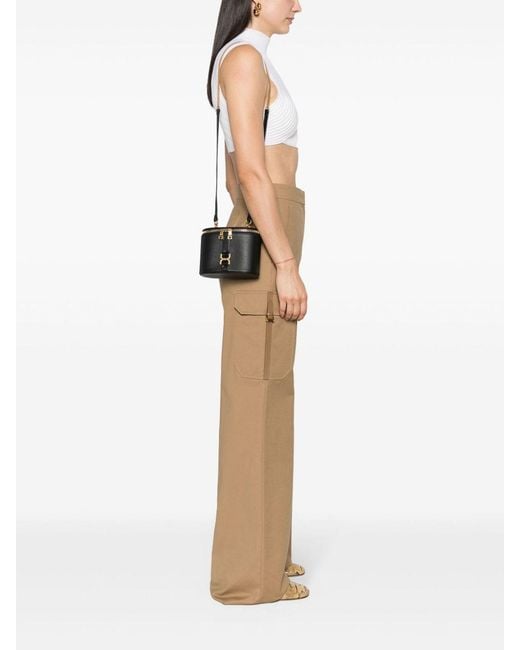 Chloé Black Mini Marcie Vanity Bag With Chain