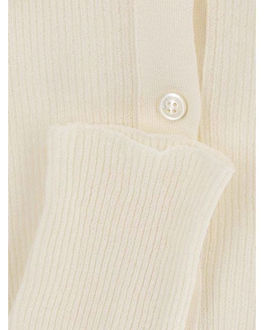 Moncler White Top Cotton
