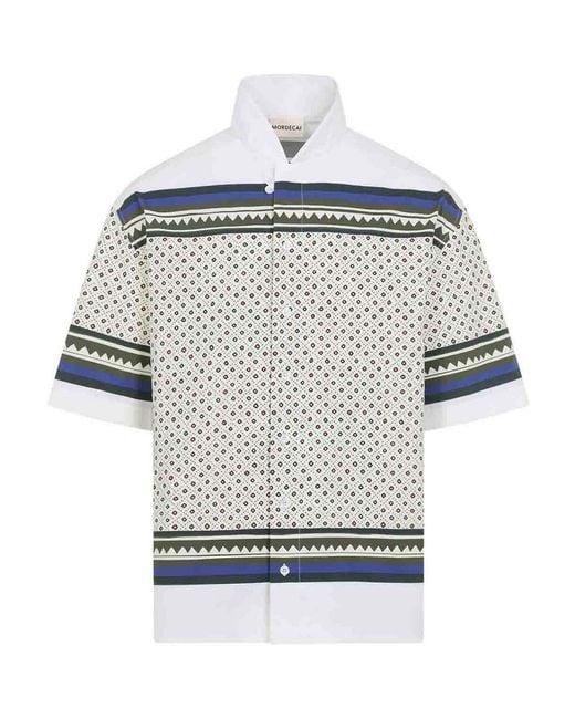 Mordecai Gray Bowling Shirt for men