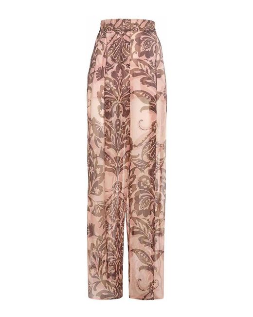 SIMONA CORSELLINI Pink Trousers