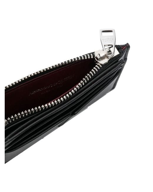 McQueen Black Wallets & Purses for men