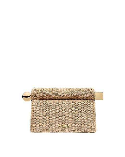 Jacquemus Natural The Rond Carre Pochette