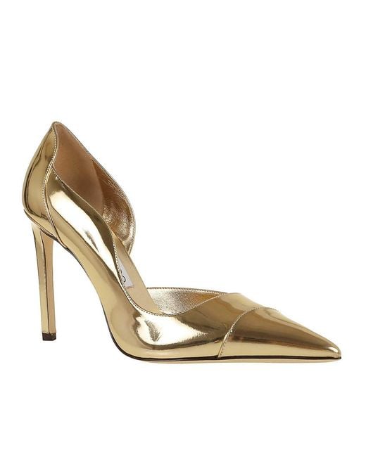 Jimmy Choo Metallic Brigitte 100