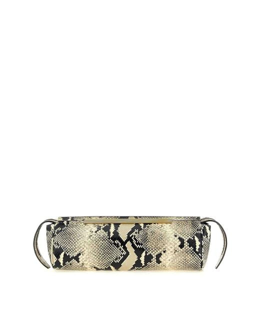 Khaite Metallic Donna Evening Clutch