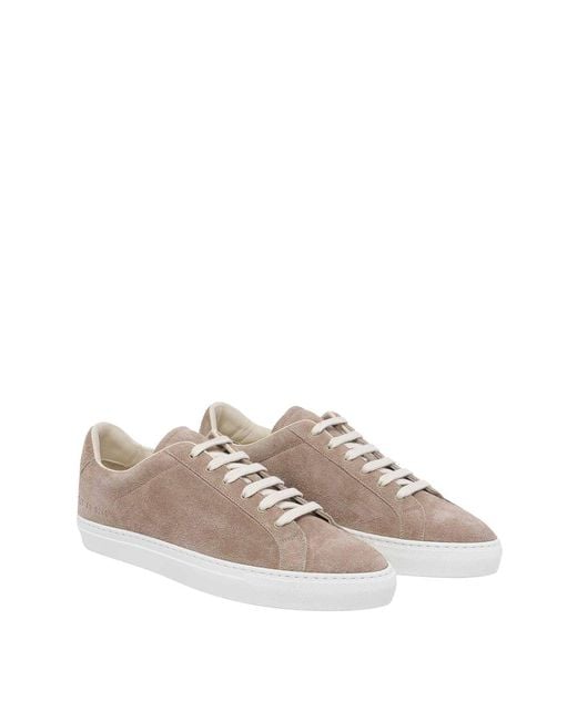 Common Projects Brown Suede Achilles Sport Sneakers for men