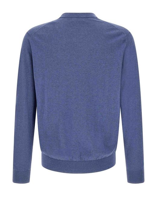 Ballantyne Blue Cardigan Argyle for men