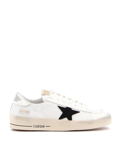 Golden Goose Deluxe Brand White Stardan Sneakers for men