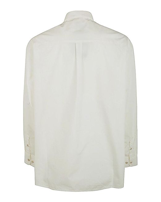 Emporio Armani White Cotton Shirt for men