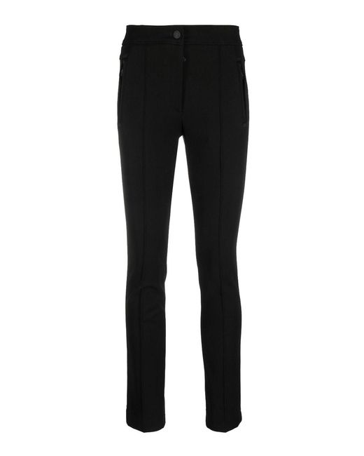 Moncler Black Trousers With Application