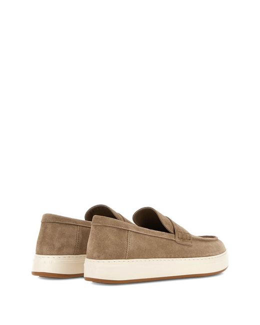 Hogan Brown H-Tv Loafers for men