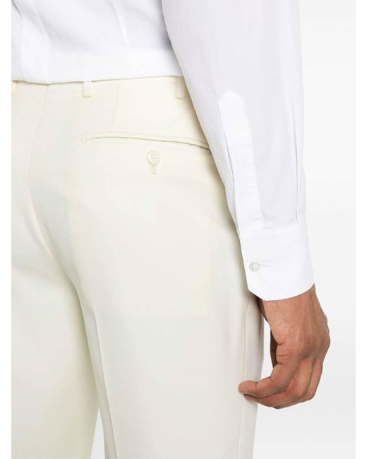Corneliani White Dart Detail Suit for men