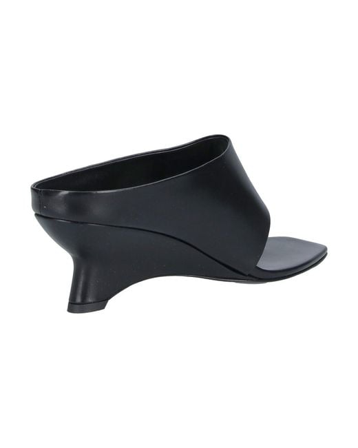 Khaite Black Marlow Mules