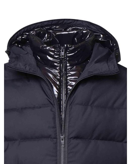 Fay Blue Double Front Feather Jacket for men