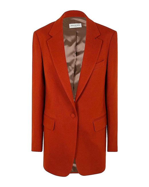 Dries Van Noten Red Jacket