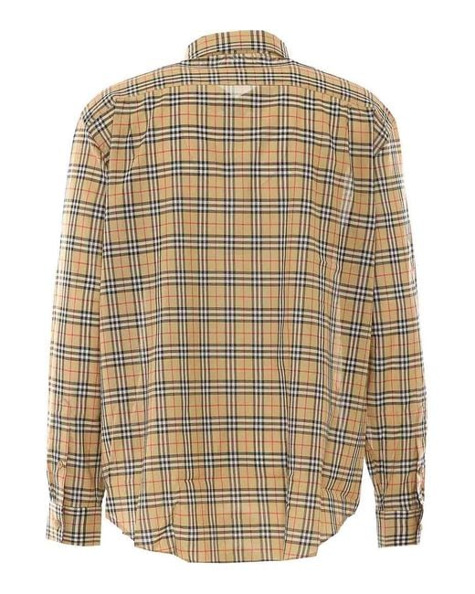 Burberry Natural Logo Check Shirt for men
