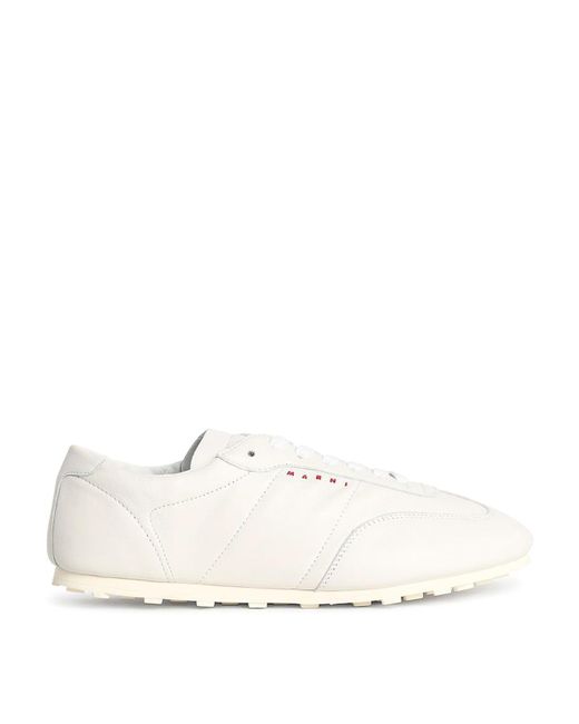 Marni Natural Leather Sneakers for men