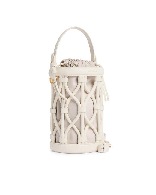 Coccinelle White Small Koi Bag