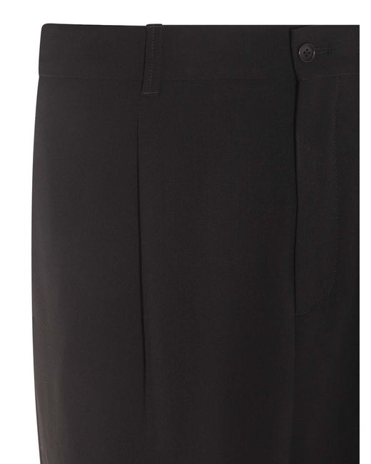 Giorgio Armani Black Wool Pants for men