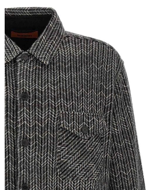 Missoni Gray Caperdoni Shirt for men