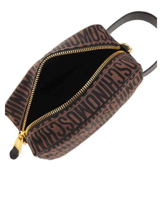 Moschino Brown Lost And Found Big Pochette for men