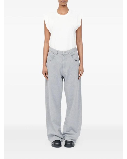 MM6 by Maison Margiela Gray Pants