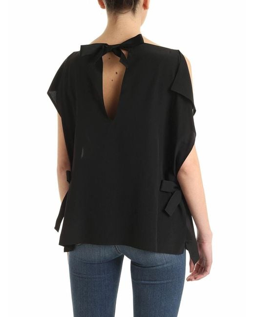 McQ Alexander McQueen Black Haruko Top