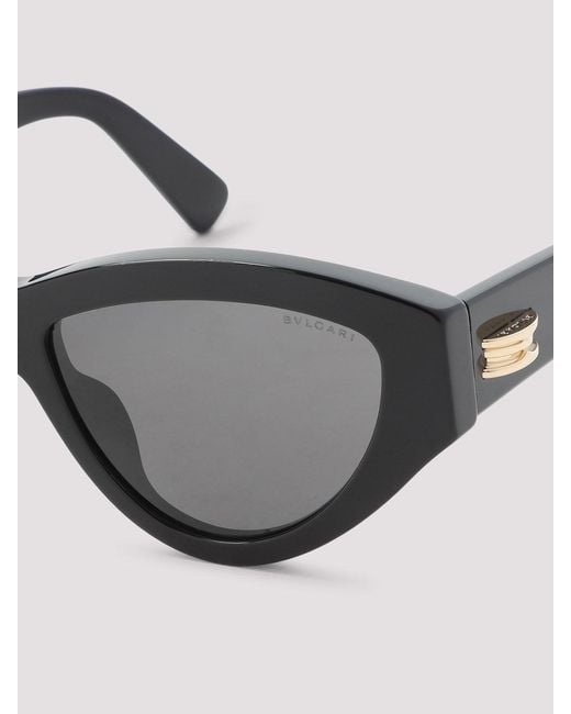 BVLGARI Gray Bzero1 Cat Eye Sunglasses