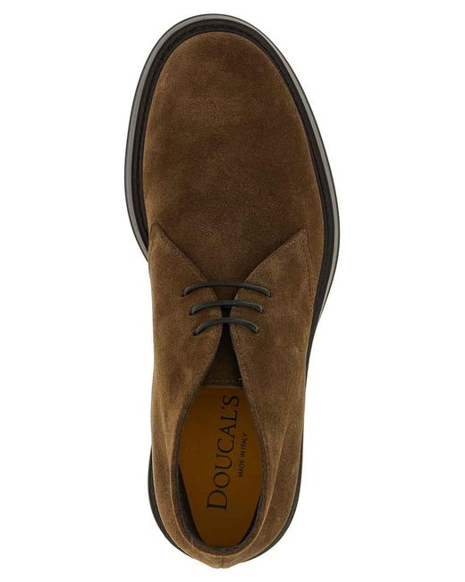 Doucal's Brown Chukka Ankle Boots for men