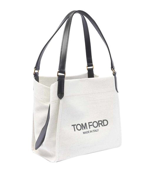Tom Ford White Tote Bag