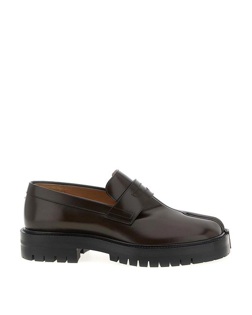 Maison Margiela Brown Tabi Loafers for men