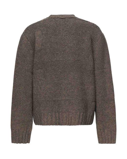 DSquared² Brown Wool Cardigan for men