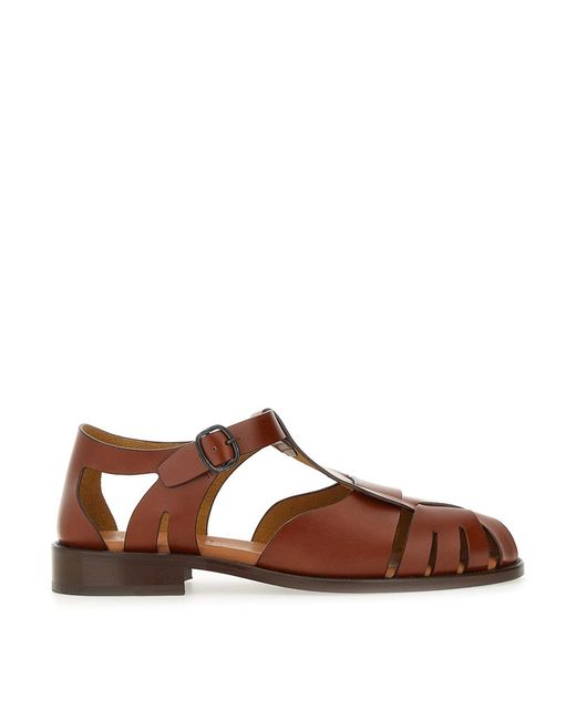Hereu Brown Sandal Peach