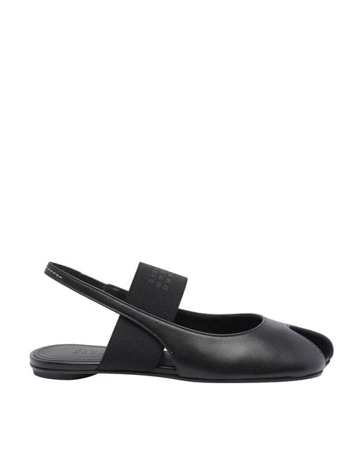 MM6 by Maison Margiela Black Anatomic Numeric Slingback