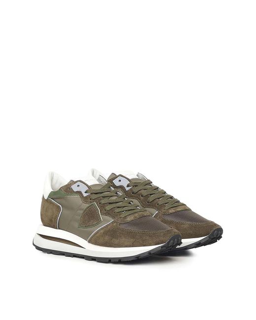 Philippe Model Gray Tropez Haute Sneakers for men