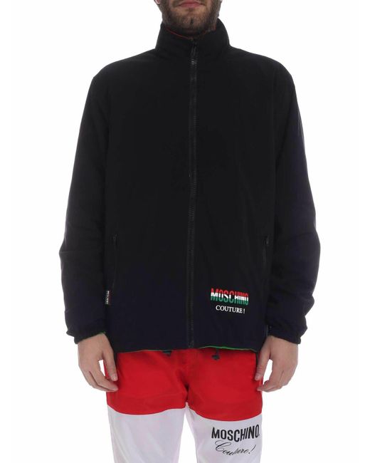 Moschino Green Tricolor Jacket for men