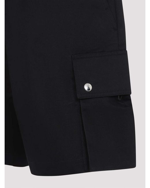 Jacquemus Black Le Cargo Bermuda for men