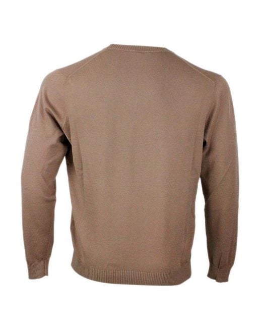 Malo Brown Sweater for men