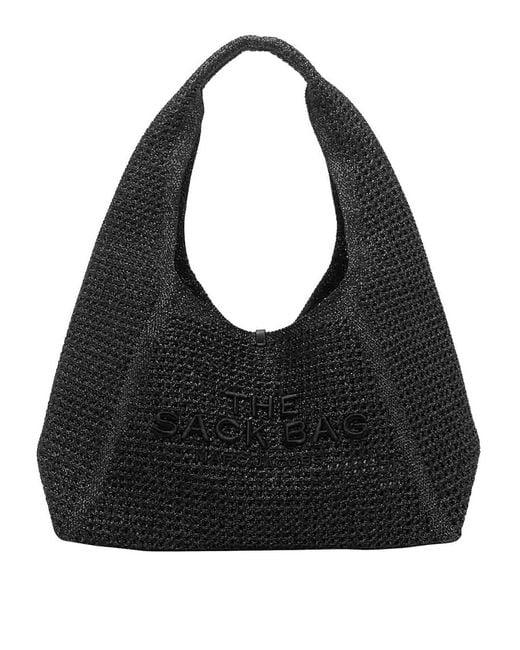 Marc Jacobs Black Onyx The Crochet Sack Bag