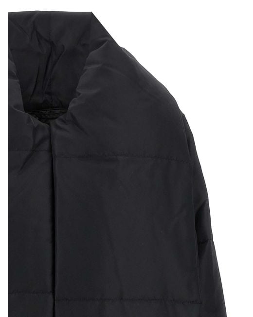 MM6 by Maison Martin Margiela Blue Scarf Down Jacket
