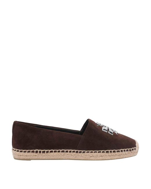 Tory Burch Brown Eleanor Espadrilles