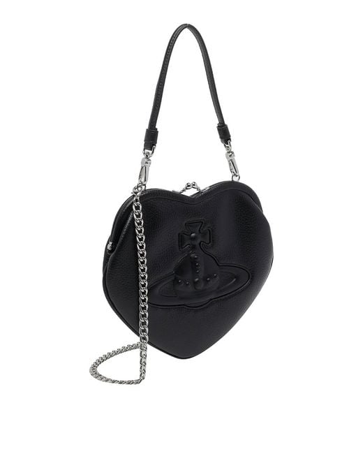 Vivienne Westwood Black Belle Heart Frame Purse