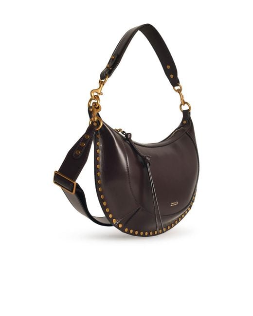 Isabel Marant Gray Naoko Bag With Dark Leather Studs