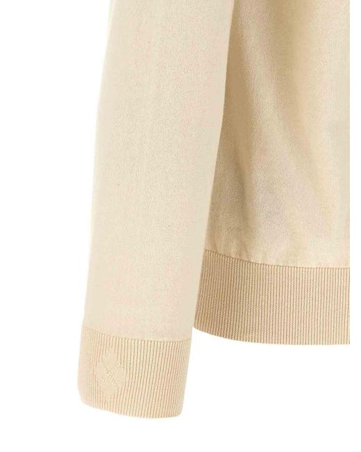 Ballantyne White Argyle Sweater for men