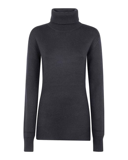 Totême Blue Cashmere Merinos Double Knit